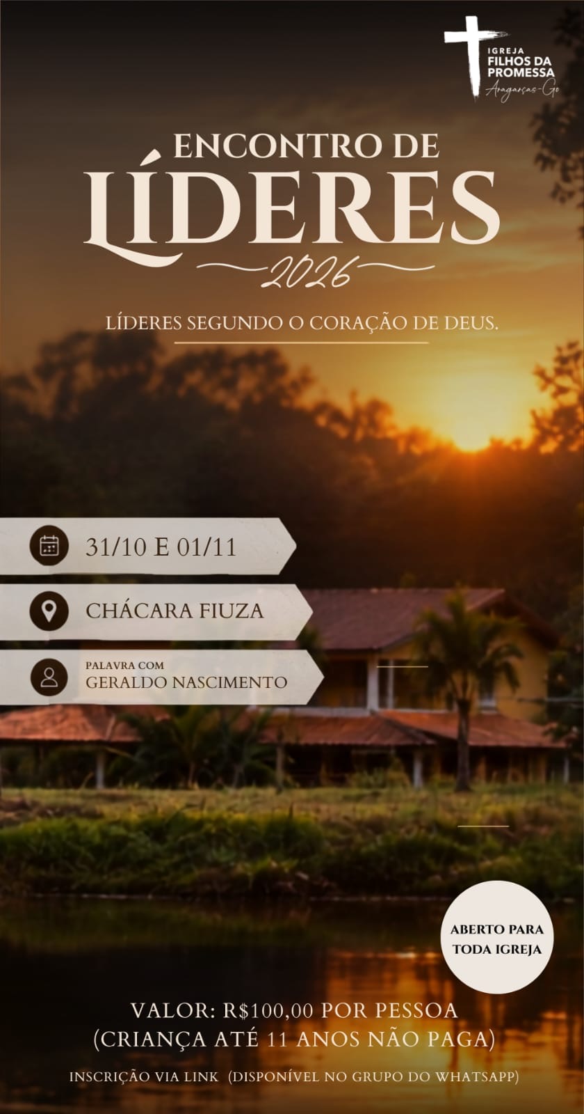 ENCONTRO DE LÍDERES 2026 | FILHOS DA PROMESSA